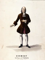 The character of Alfredo Germont in La Traviata by Giuseppe Verdi