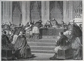 The clergyman of France and Italy met in Paris for the Assembly of the French National Council on 9 June 1811, presided by Cardinal Fesch.