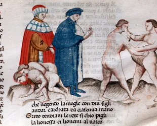 The counterfeiters (song 30 from Hell, in the Divine Comedy)