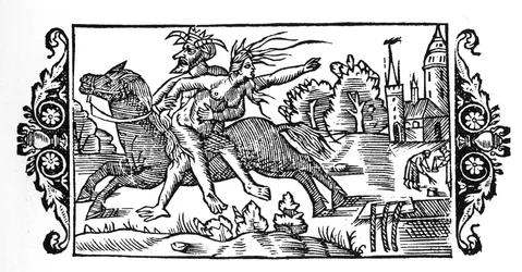 The Devil Carrying a Witch - in 