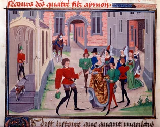 The Engagement of Clarisse, Daughter of King Yvon de Gascony and Renaud
