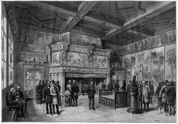 The New Room of the Musee de Cluny in Paris in 1883