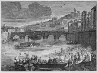The steamboat of the Marquis Jouffroy d