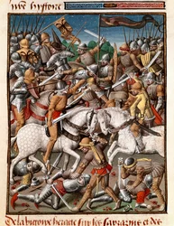The victory of the Byzantine Emperor Heraclius over the Saracens from 