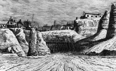 Transformations of Paris under the Second Empire, Haussmann Paris: Destruction of Small Poland for the Construction of Boulevard Malesherbes, Bibl. Historical City of Paris