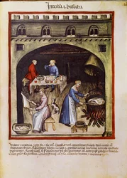 Cooking the bowels and guts of animals, Tacuinum sanitatis