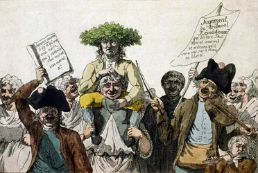 Triumph of Marat (19th Century Engraving)