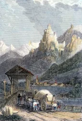Trostburg Castle in Tyrol