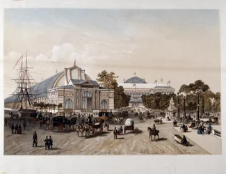Universal Exhibition of 1855: the Palace of Industry - Lithography