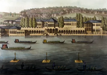 View of Constantinople, One of the Sultan