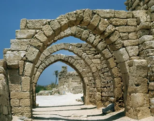 View of Medieval Arcades