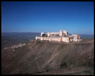 View of the Krak of the Knights, Crusader Castle, c.1100