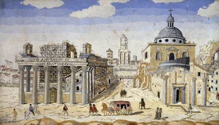 View of the Roman Forum, end of 17th century