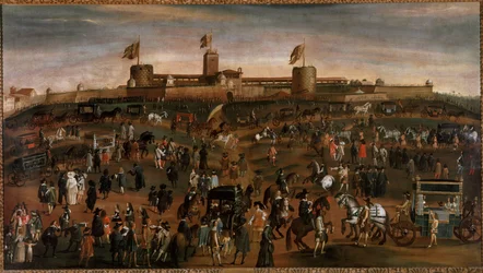 View of the City of Milan and the Sforza Castle