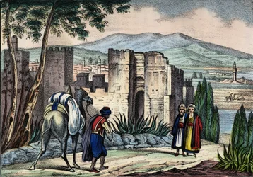 View of the city of Tlemsen (or Tilimsen) in Algeria. In “Storia d