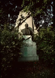 View of the tomb of Franz von Suppe at the central cemetery of Vienna