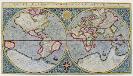 World Map of Mercator (1587) - after 