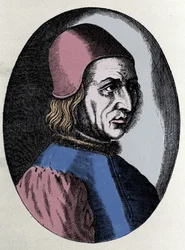 Portrait of Angelo Poliziano (Police Angel) Italian humanist 1454-1494. in 