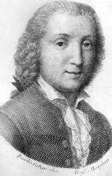 Portrait of Carlo Goldoni (1707-1793), Italian dramatic author.