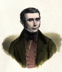 Portrait of Eugene Scribe (1791-1861), French author of comedies of manners