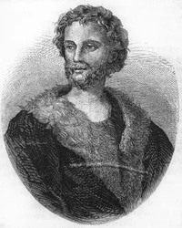 Portrait of Mathurin Régnier, French poet (1573 to 1613)