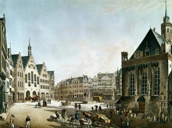 The city of Frankfurt am Main at the beginning of the 19th century