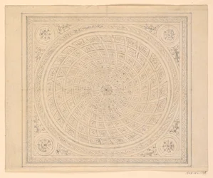Drawing, Ceiling Design, 1815–22