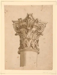 Corner View of Composite Capital, 1625–1650