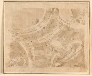 Design for a Ceiling, 1700–1750