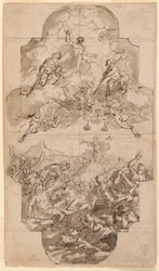 Design for a Ceiling in a Church, 1700–1750