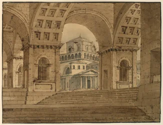 Stage Design, View of Town from Palace