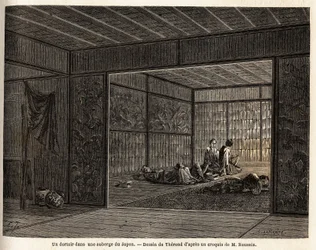 A Dormitory in an Inn in Japan