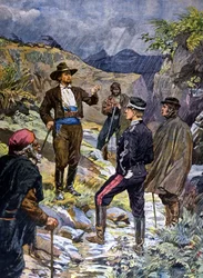 A Gendarme Taken to Task by a Brigand from Sardinia. 1899