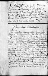 Account Book for the Year 1789 of Property of the Duke of Rochefoucauld Liancourt