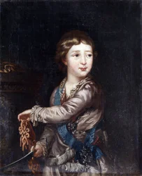 Portrait of Grand Duke Alexander Pavlovich (1777-1825) as Child