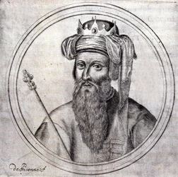 Amedee VIII, Count then Duke of Savoy, Last Antipope as Felix V, Engraving in 