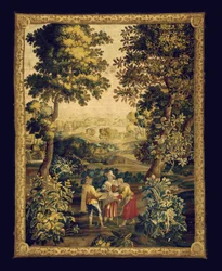 An Audenarde Teniers Tapestry