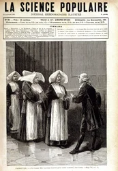 Antoine Augustin Parmentier, pharmacist known for spreading potato cultivation in France, speaking to nuns