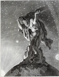Atlas supporting the sky