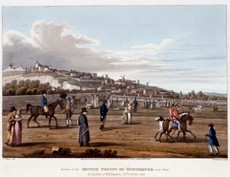 British troops at Montmartre - in 