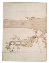 Chart of River Medway and Part of the Thames: No.24 Sheerness, c.1590