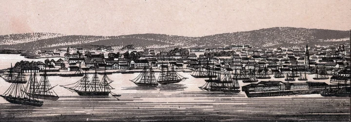 Christiania, Denmark: view of the city. The world illustrates 168 views. Undated (end of 19th century)