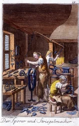 Craft Craft: The Spur, the Manufacturer of Shrinkage Brush in Their Workshop. In 