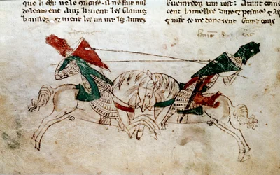 Battle of Lancelot and Tristan
