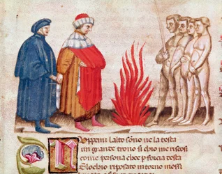 Dante and Virgil Surrounded by the Damned Souls (from Hell, in the Divine Comedy)