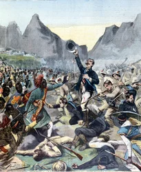 Death of Dabormida during the Battle of Adoua