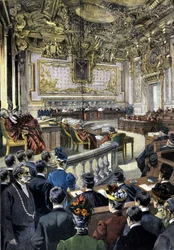 Dreyfus case. The Court of Cassation ordered the review of the trial. 1899