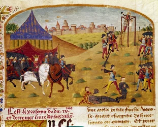 Execution of traitors Miniature taken from 