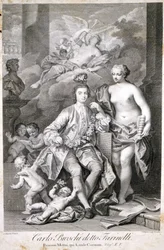 Farinelli (Carlo Broschi, dit; 1705 - 1782).