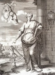 Frontispiece of Ephemerides years 1775-1786, by Eusachio Zanotto